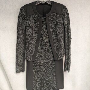 Women's Black Nanette Lepore Two Piece set Size 2/2 (Blazer/Dress)
